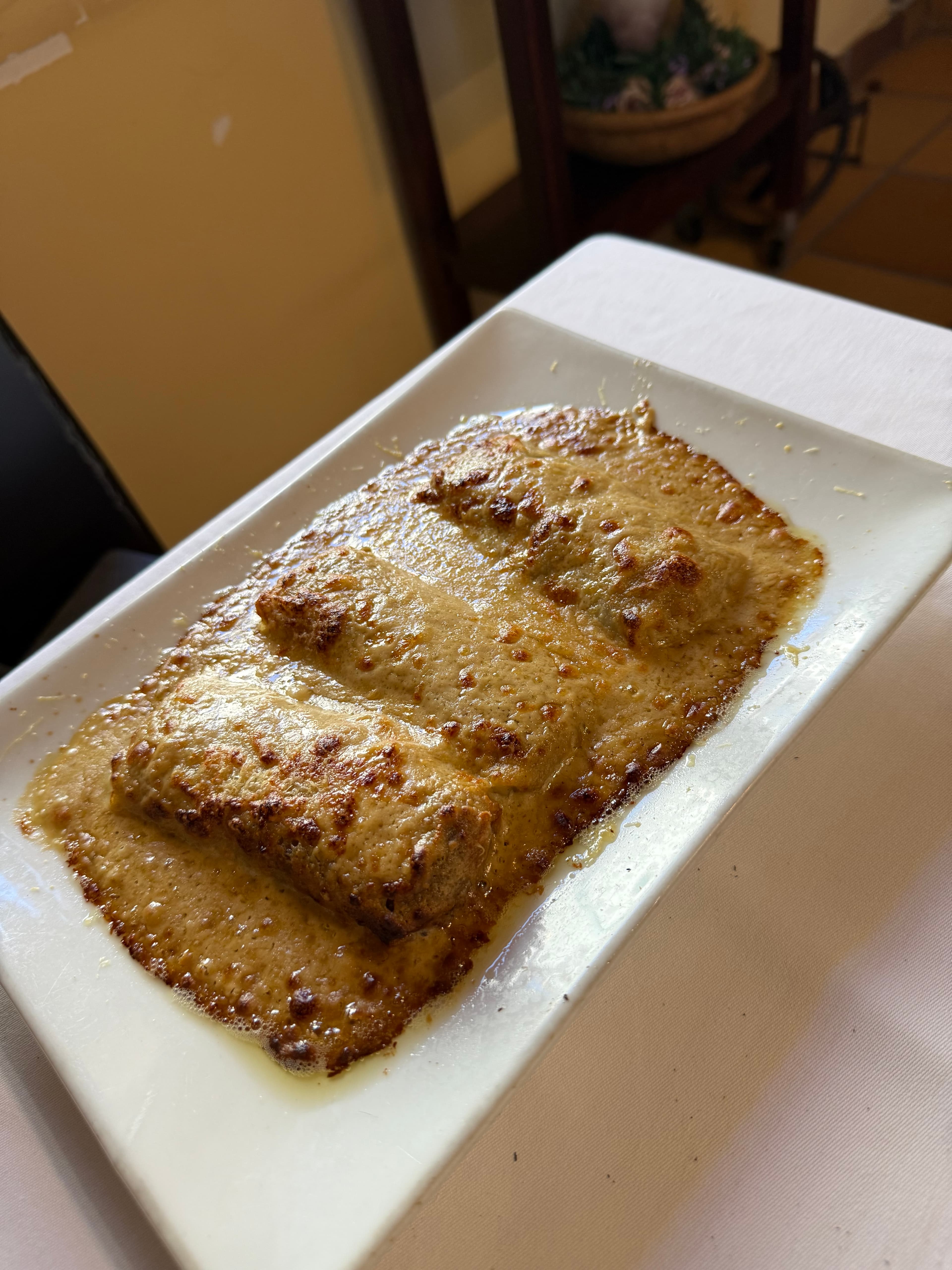 Canelones de la casa