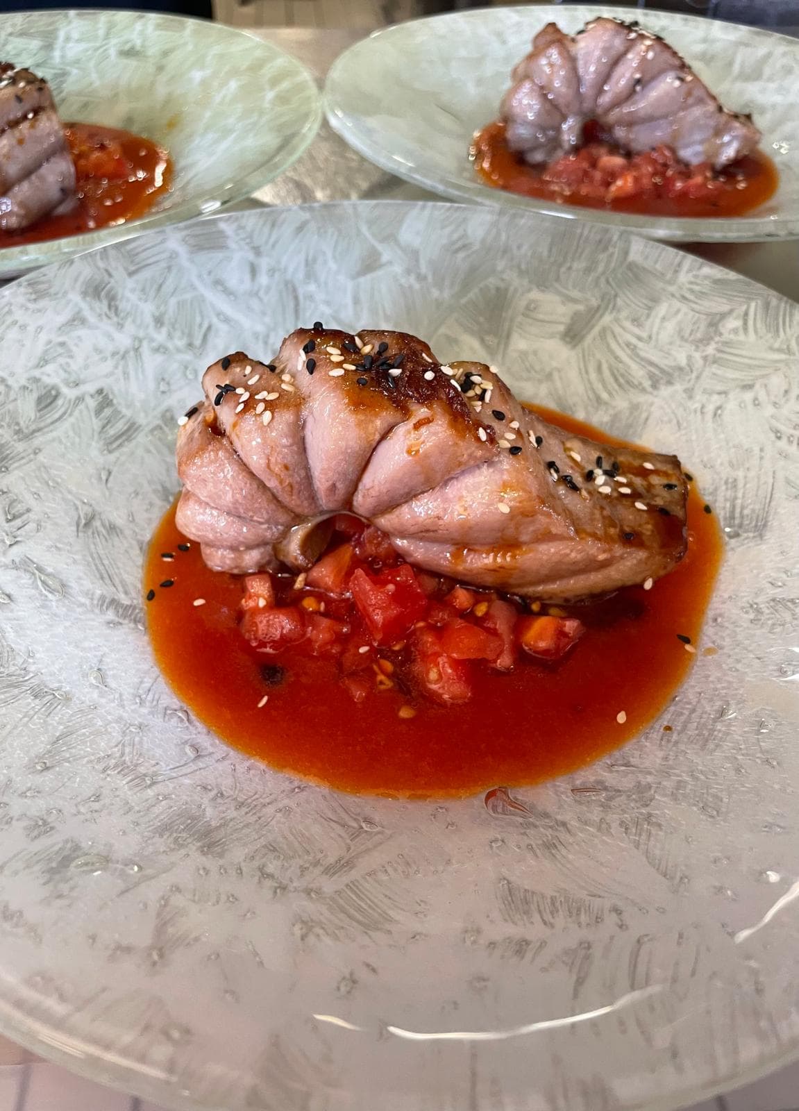 ventresca con tomate