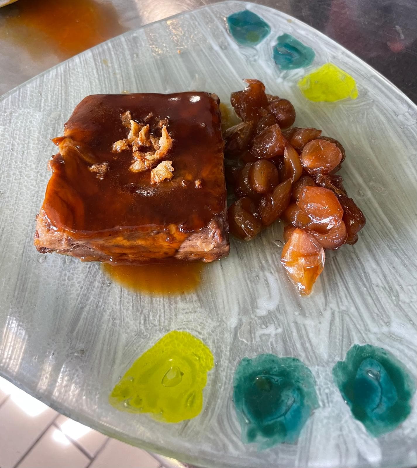 costilla glaseada