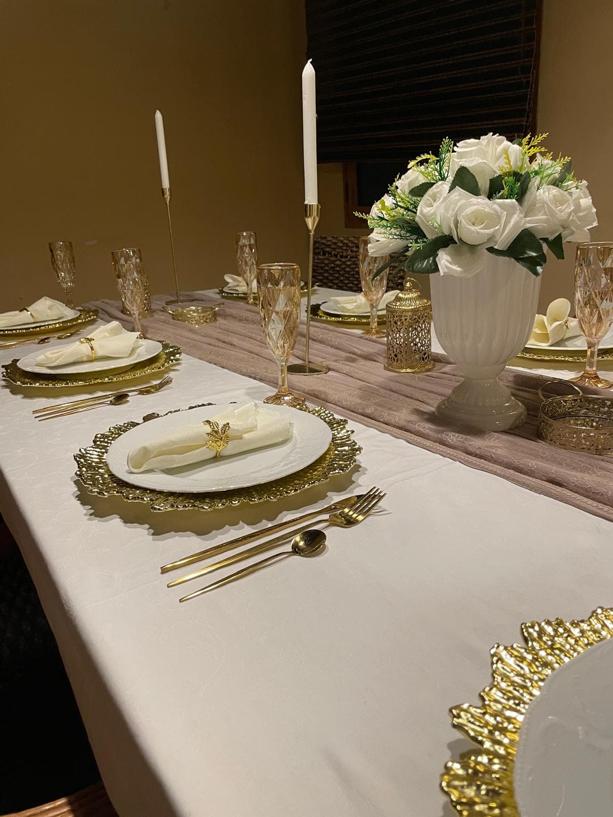 mesa de gala